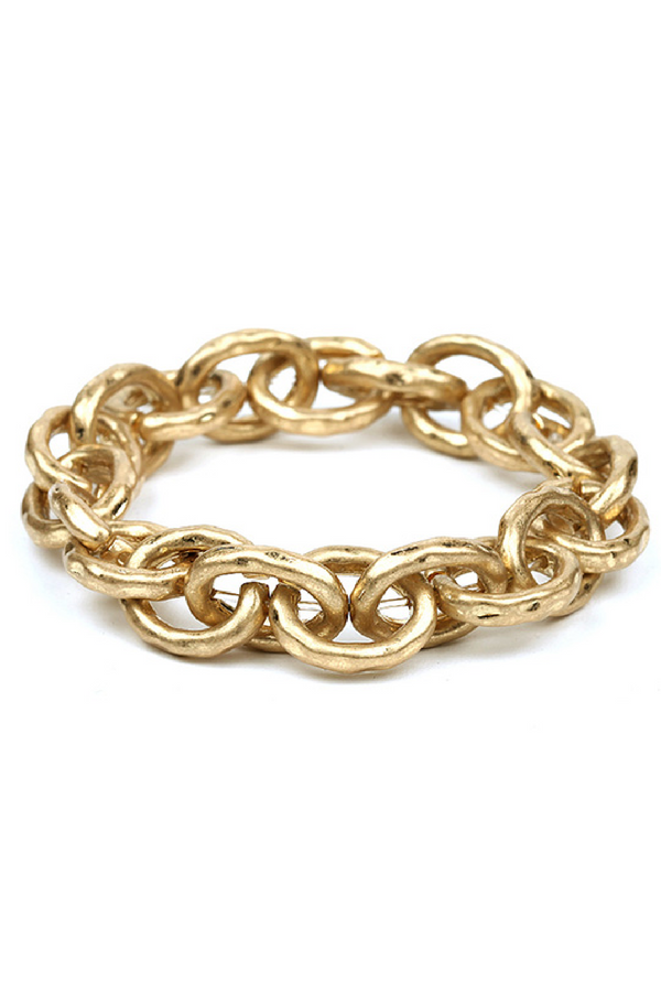 Gold Linked Bracelet