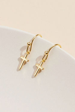 Cross Dangling Earrings