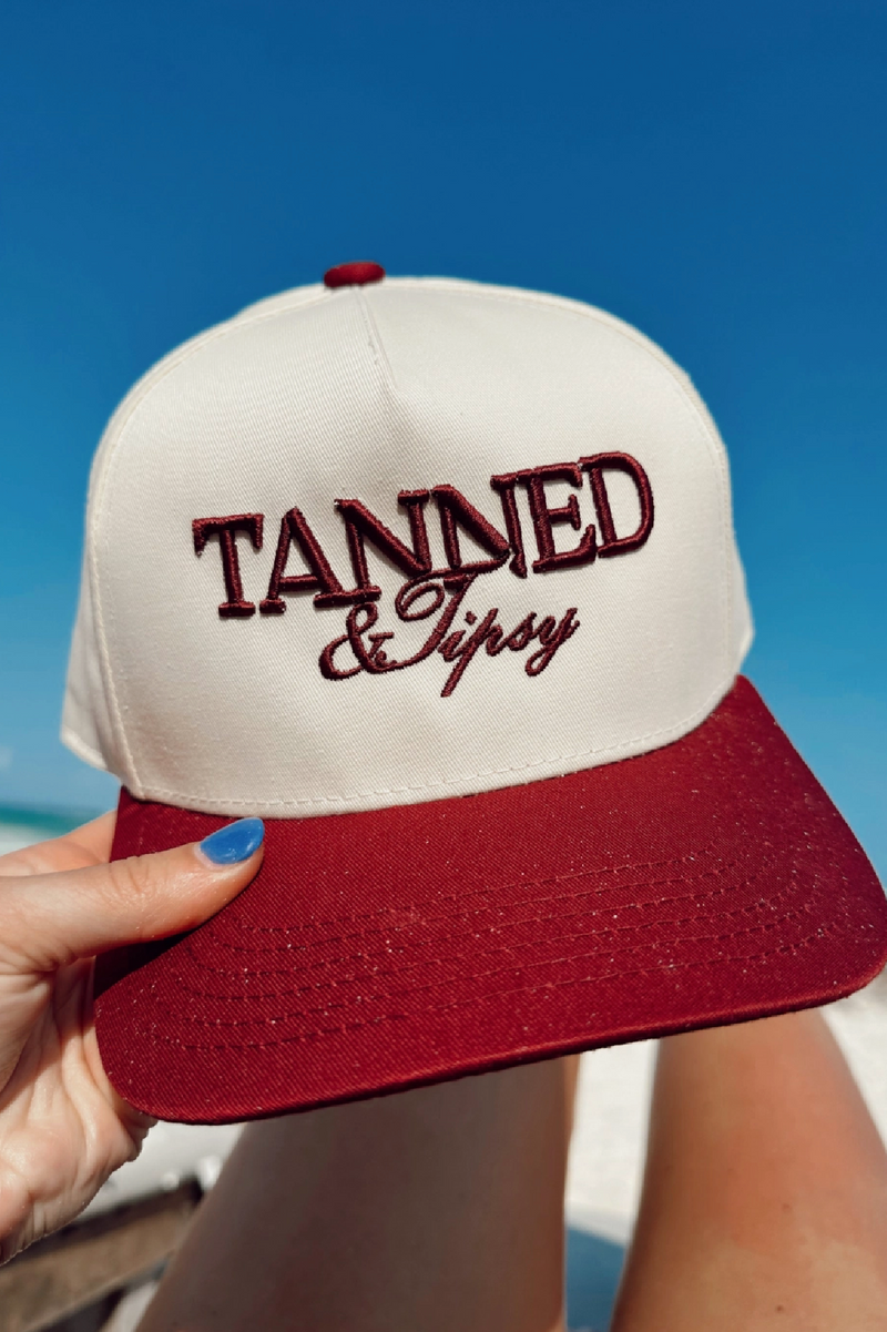 Tanned & Tipsy Vintage Trucker Hat