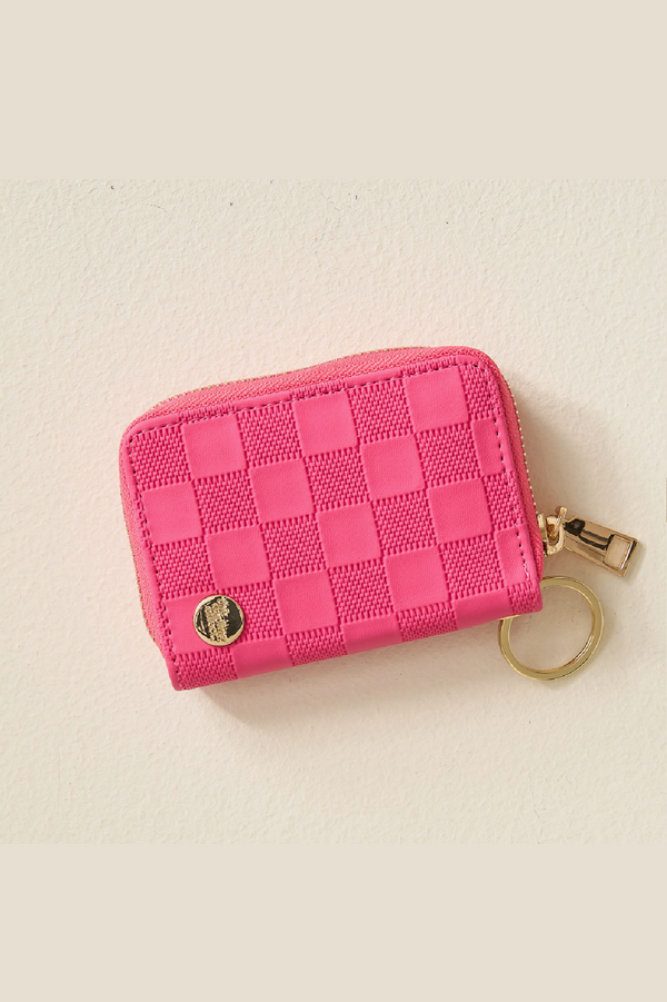 Zip Around Wallet - Hot Pink