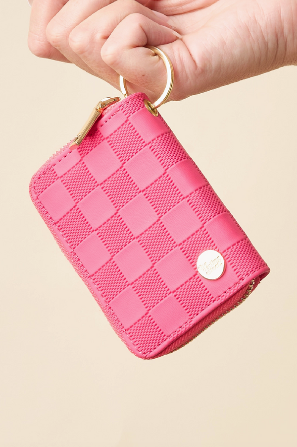 Zip Around Wallet - Hot Pink