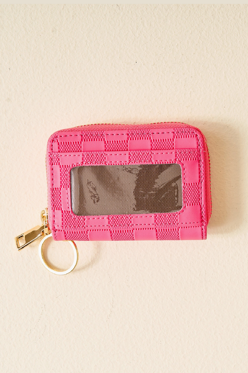 Zip Around Wallet - Hot Pink