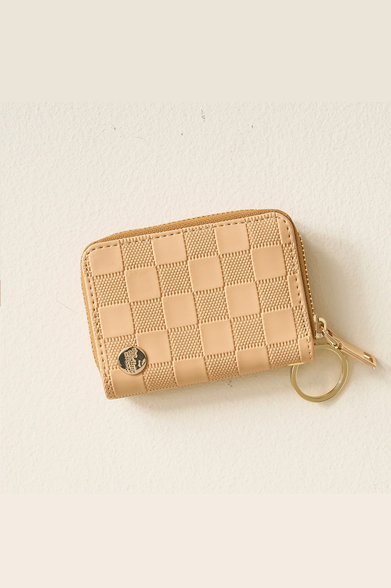 Zip Around Wallet - Tan