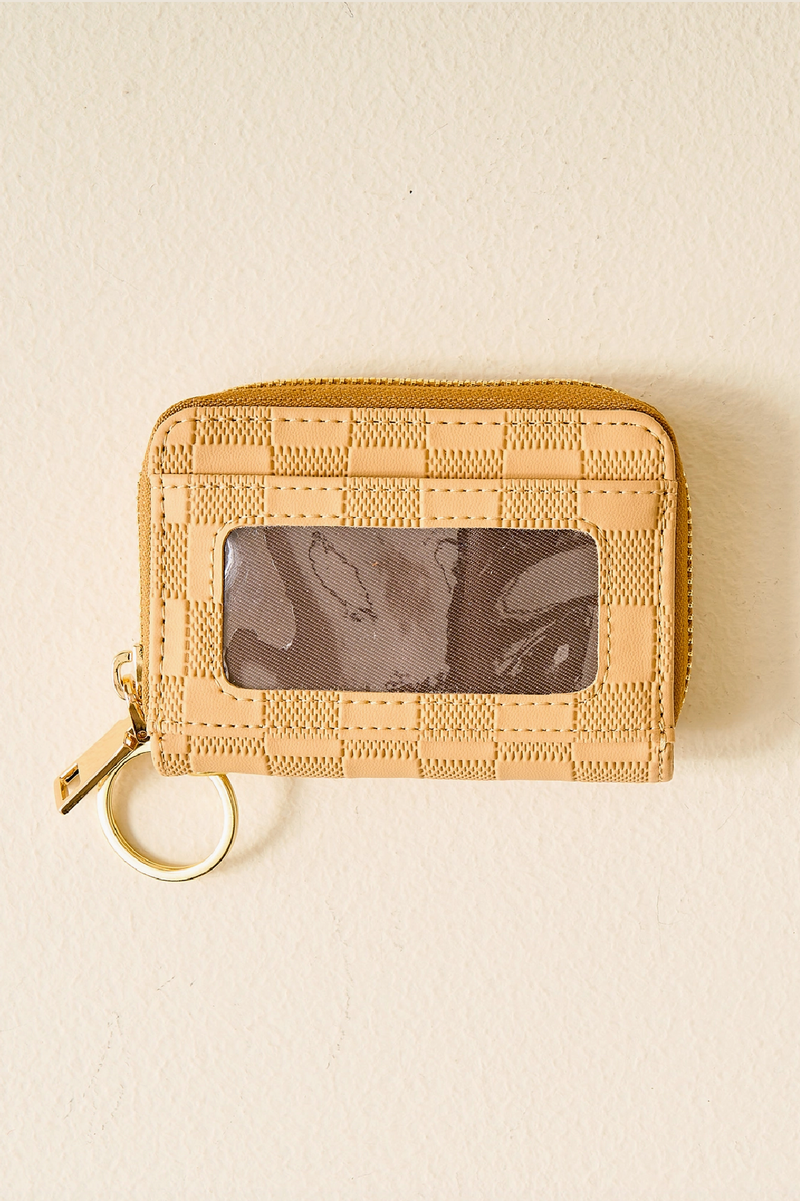 Zip Around Wallet - Tan