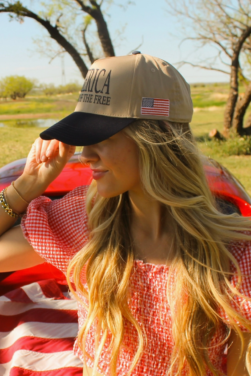 Land of the Free Vintage Trucker Hat