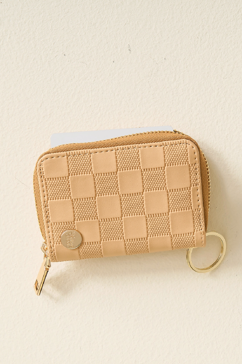 Zip Around Wallet - Tan