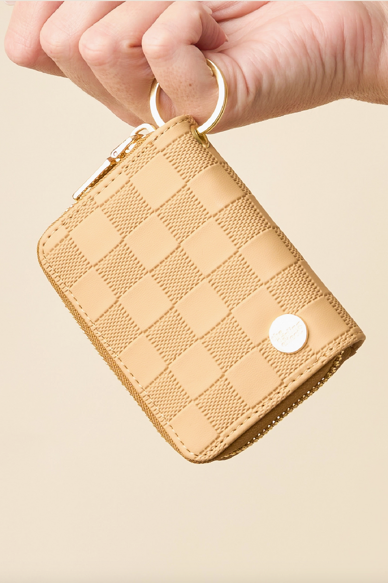 Zip Around Wallet - Tan