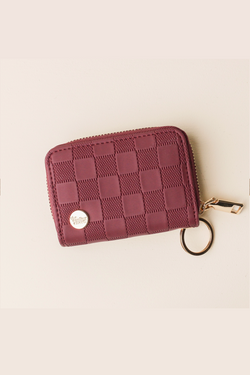 Zip Around Wallet - Plum