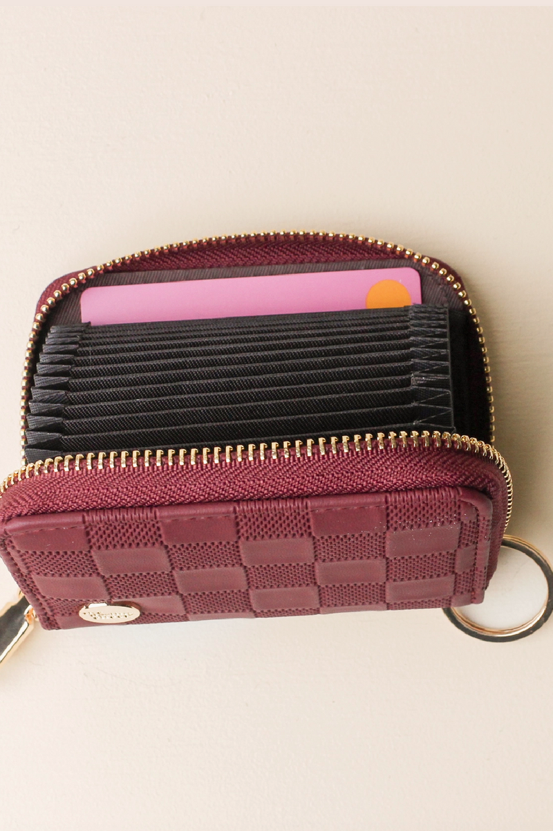 Zip Around Wallet - Plum