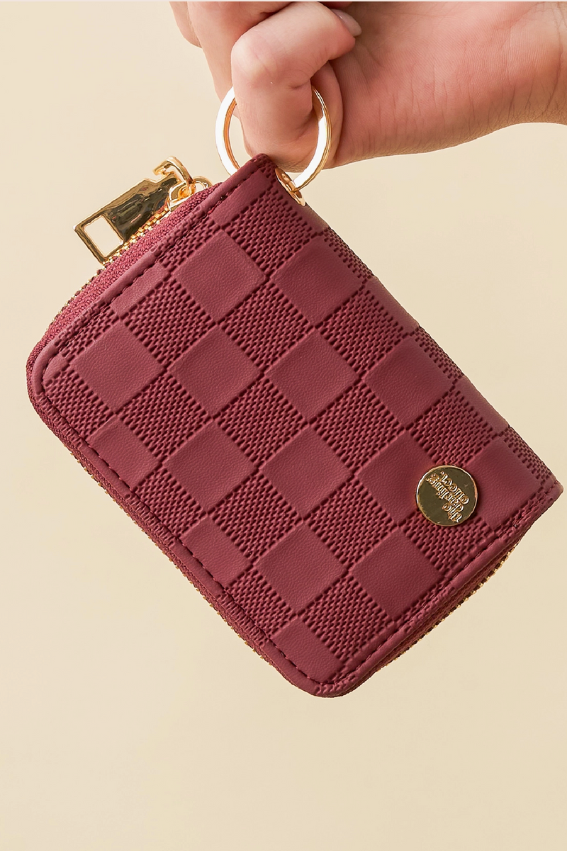 Zip Around Wallet - Plum