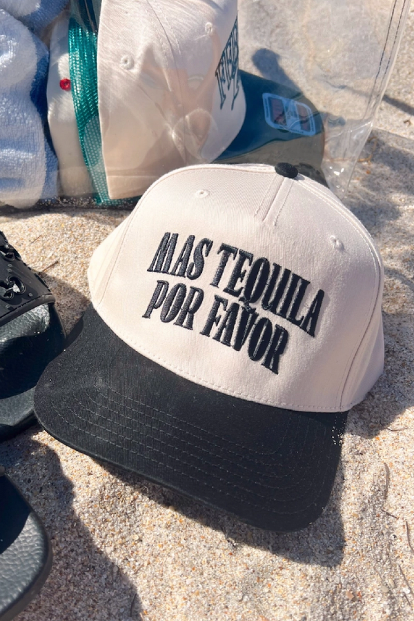 Mas Tequila Por Favor Vintage Trucker Hat