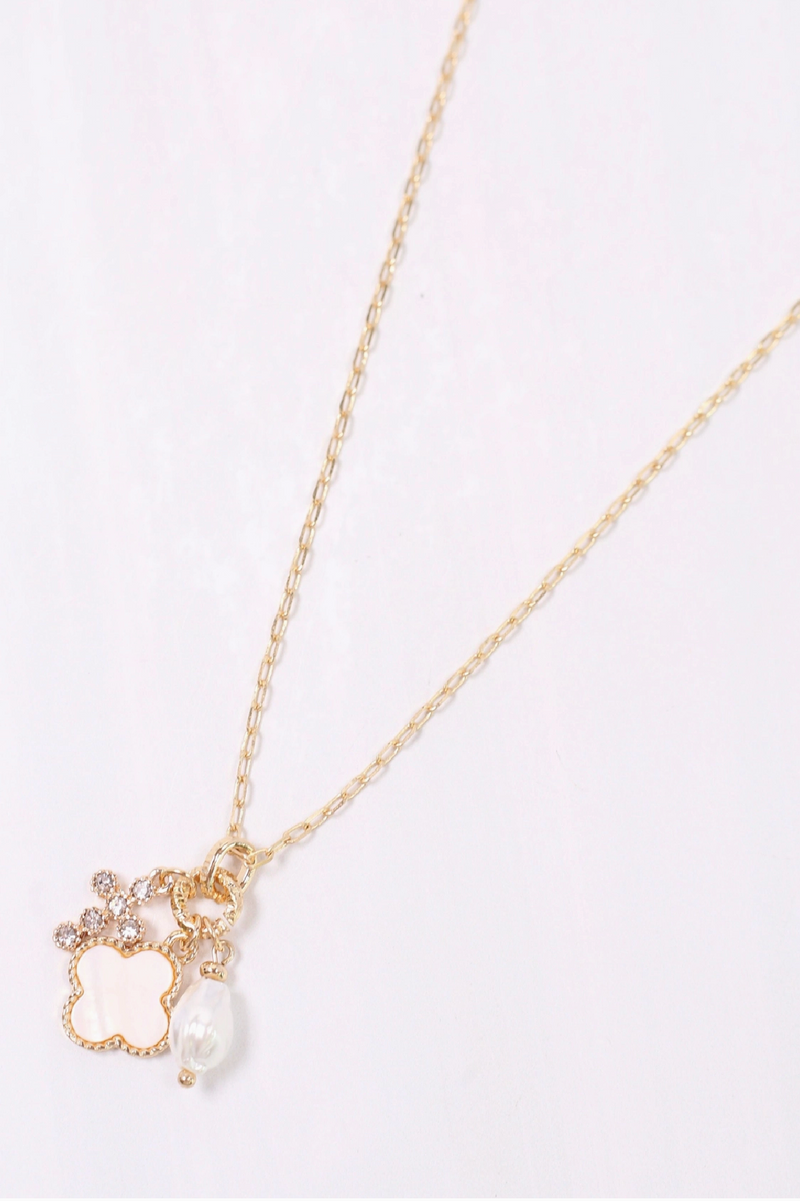 Bianco Necklace with Charms Gold