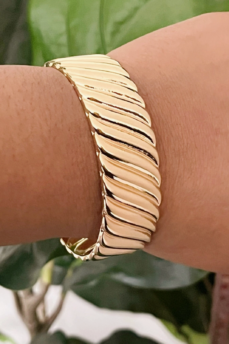 Cabled Cuff Bracelet