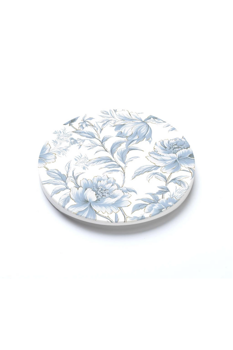 Car Coaster - Chinoiserie Wispy Floral