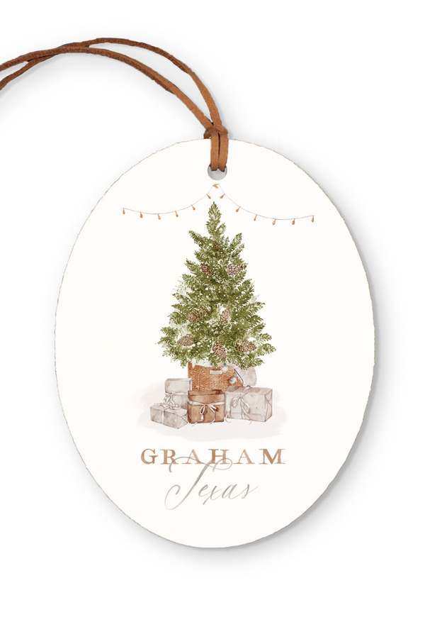 Graham Watercolor Ornament