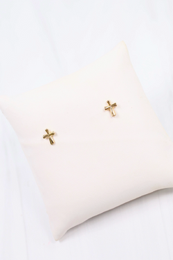 Anmore Cross Studs