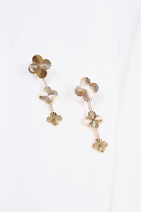 Clover Drop Earrings