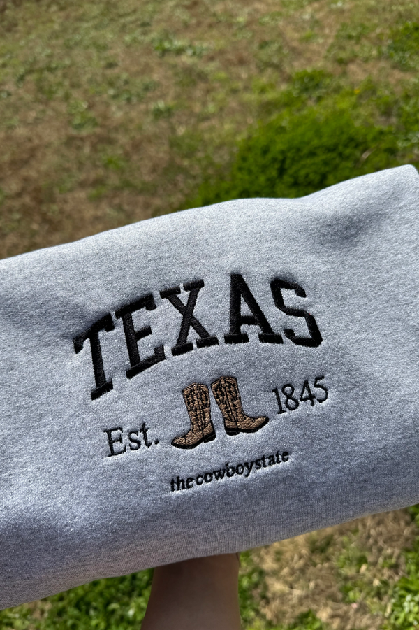 Texas Embroidered Sweatshirt