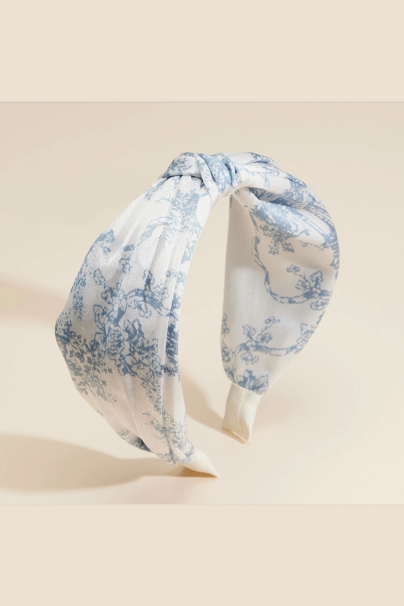 Toile Floral Headband