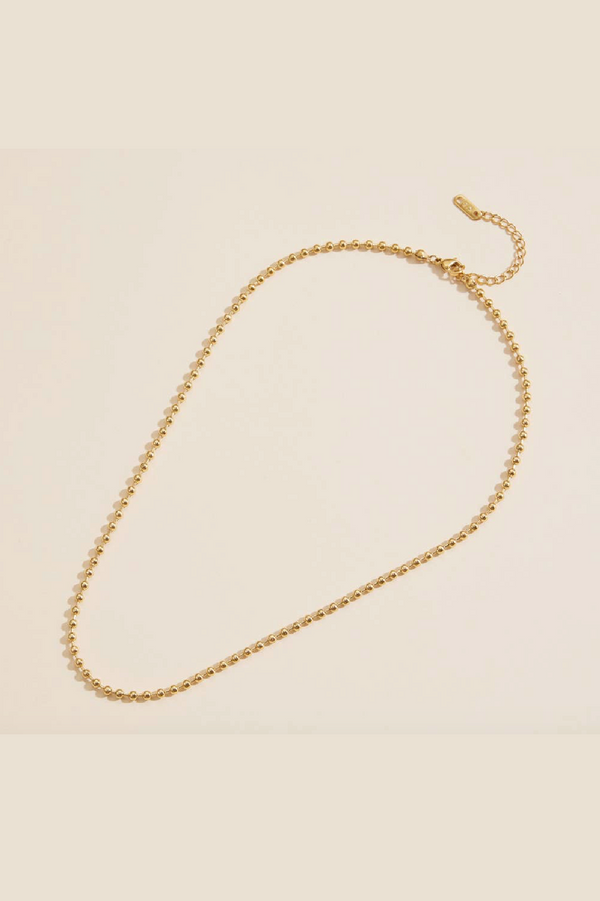 Gold Beaded Necklace