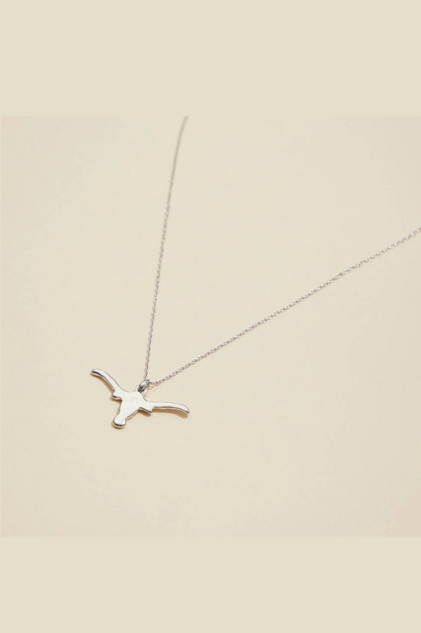 Steer Necklace - Silver