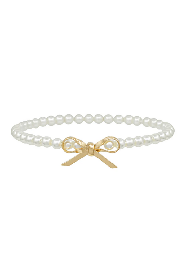 Pearl Bow Bracelet