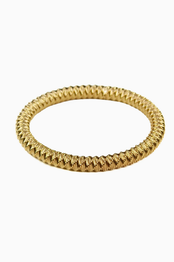 Gold Twist Slinky Bracelet
