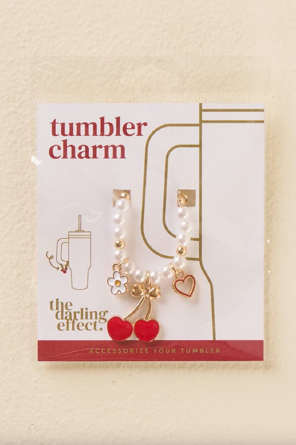 Tumbler Charm - Cherries