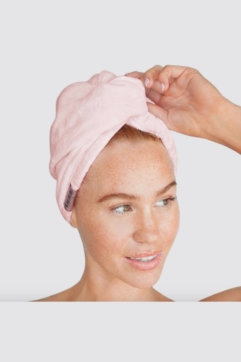 Kitsch Quick Dry Hair Towel - Blush