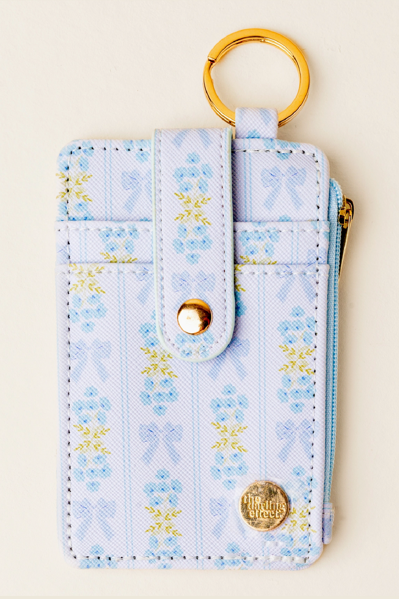 Keychain Wallet - Oh So Fancy Blue