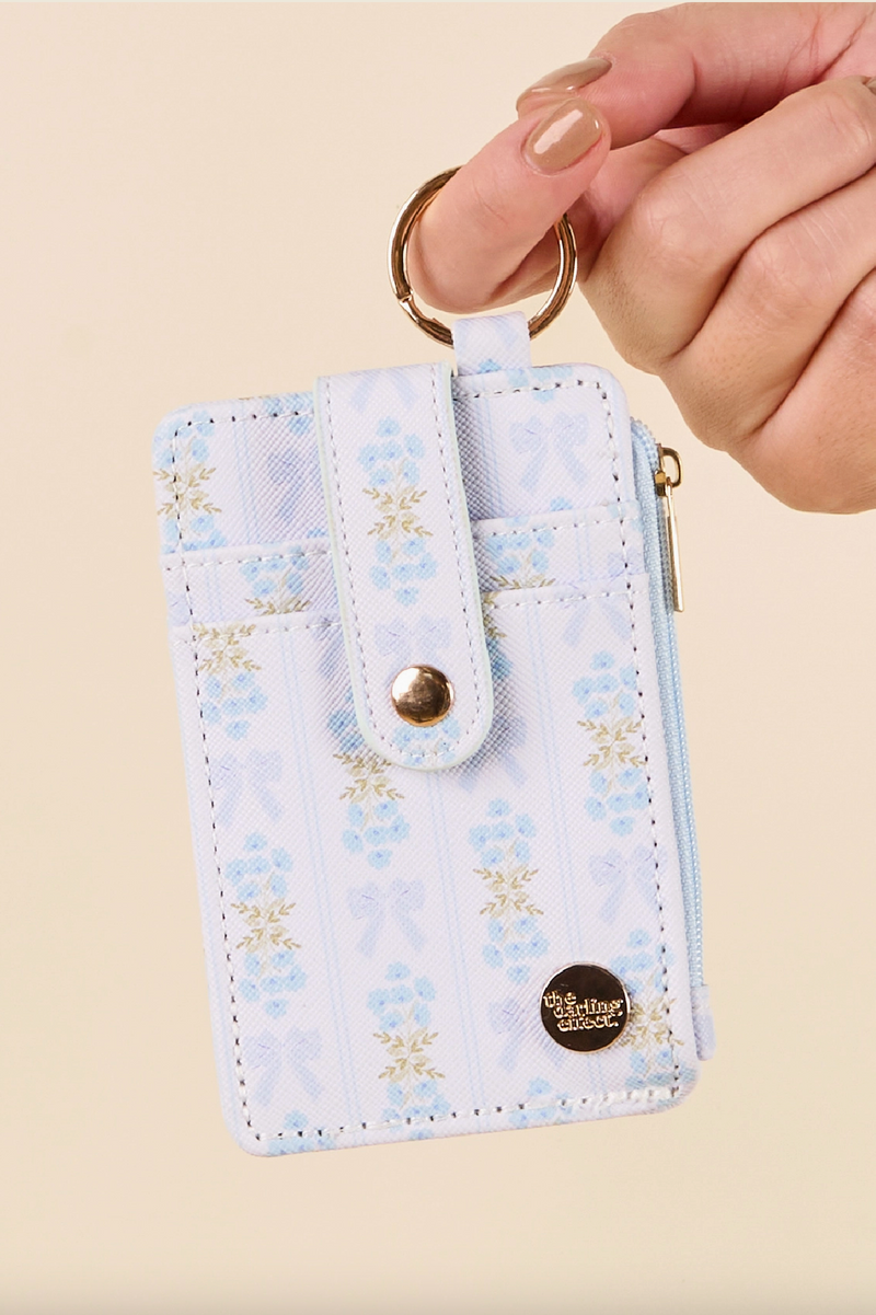 Keychain Wallet - Oh So Fancy Blue