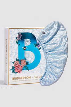 Kitsch X Bridgerton Satin Wrapped Hair Towel