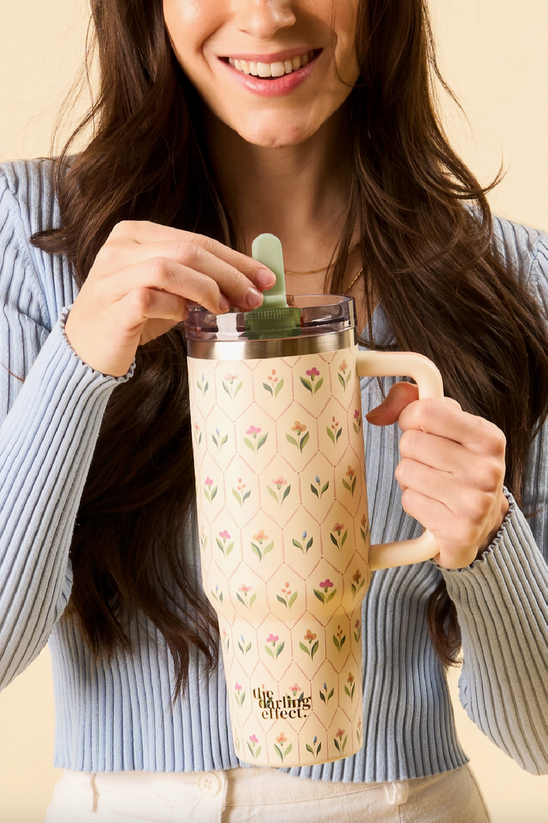 40 oz Flip Straw Tumbler - Handpicked For You