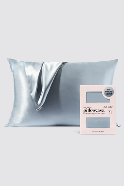 Kitsch Satin Pillowcase Haze Blue