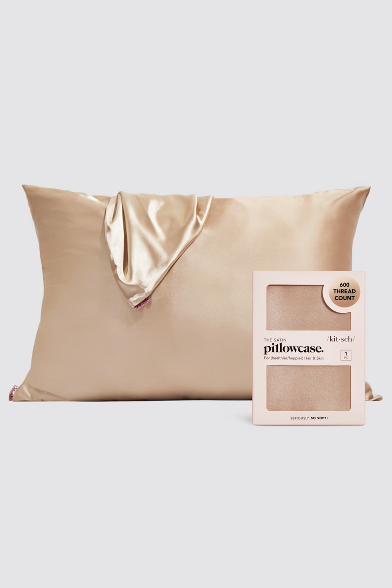 Kitsch Satin Pillowcase Champagne