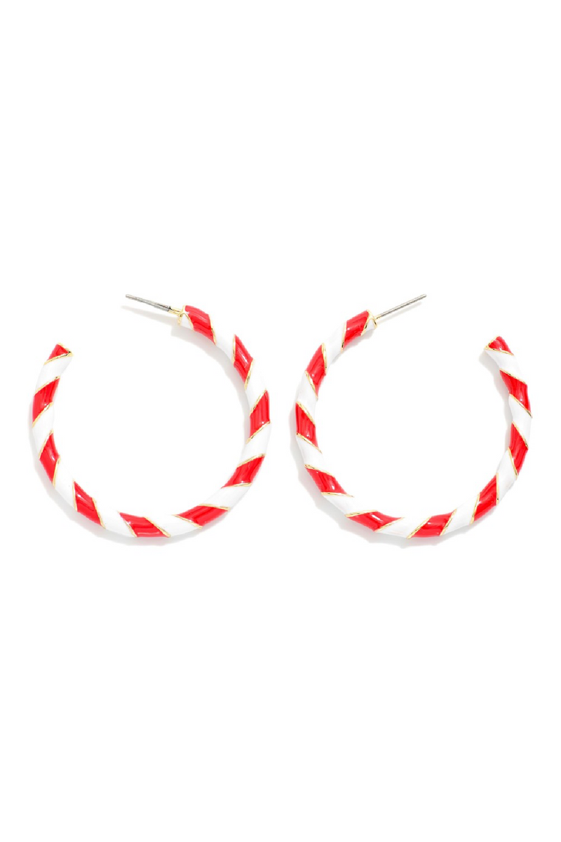 Candy Cane Hoops