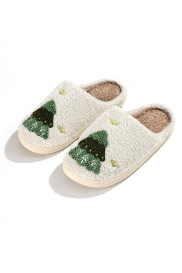 Christmas Tree Slippers