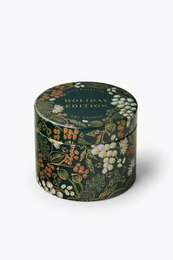 Holiday 3 oz Tin Candle | Rifle Paper Co.