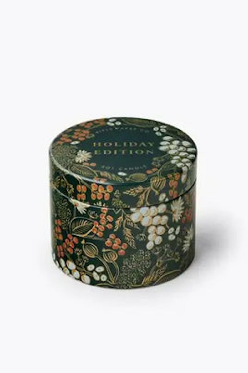 Holiday 3 oz Tin Candle | Rifle Paper Co.