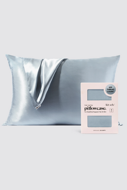 Satin Pillowcase - Haze Blue