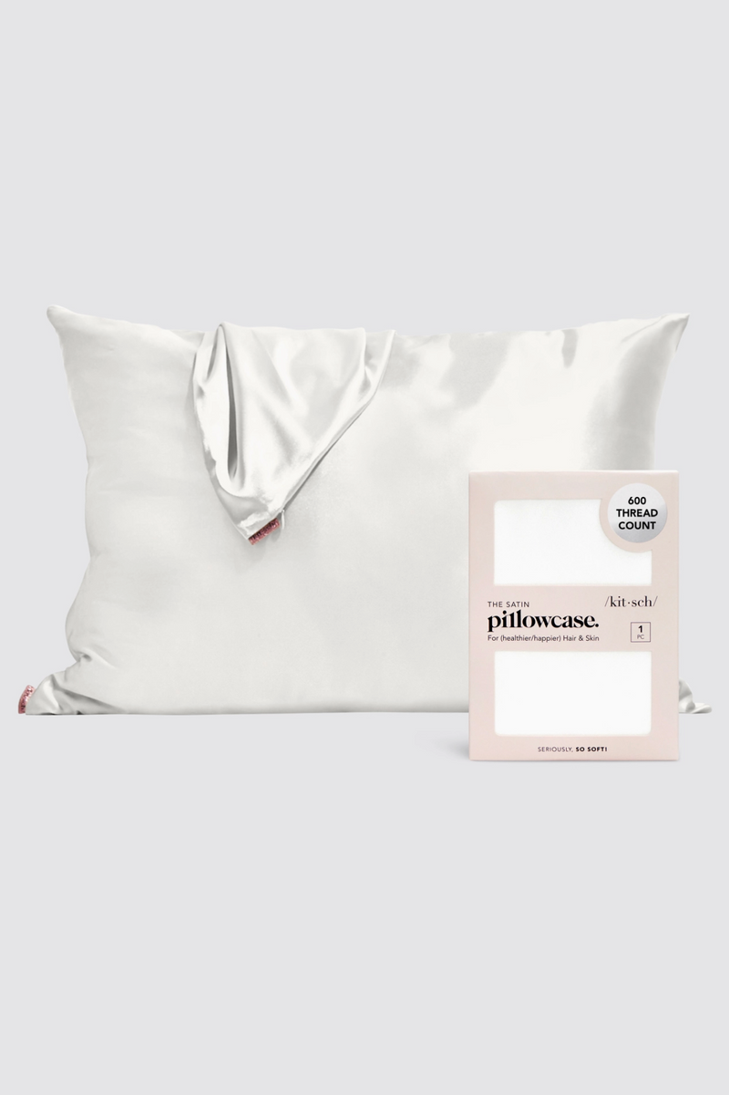 Satin Pillowcase - Ivory