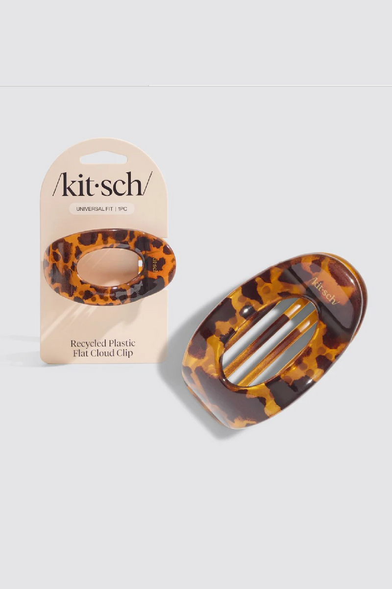 Recycled Plastic Medium Flat Cloud Clip - Tort