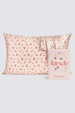 Satin Pillowcase Standard - Cherry Print