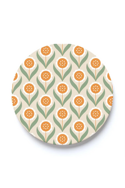 Car Coaster - Groovy Florals