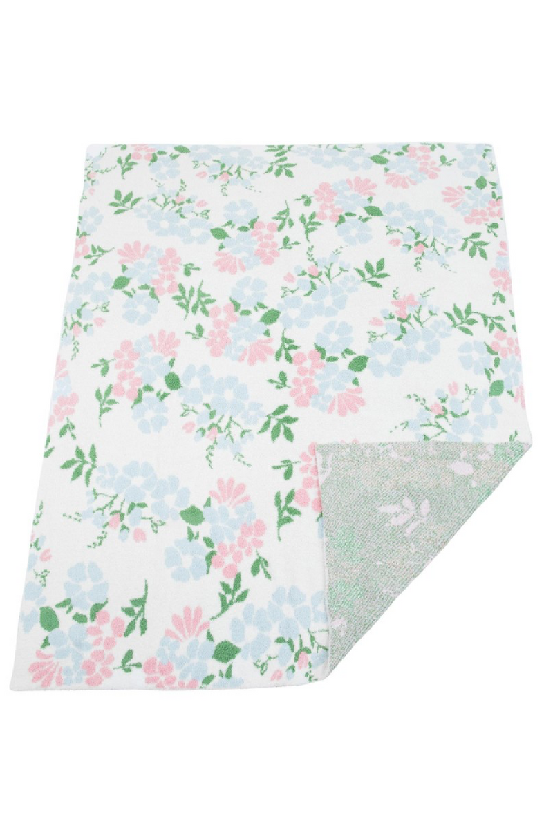 'In Bloom' Floral Blanket