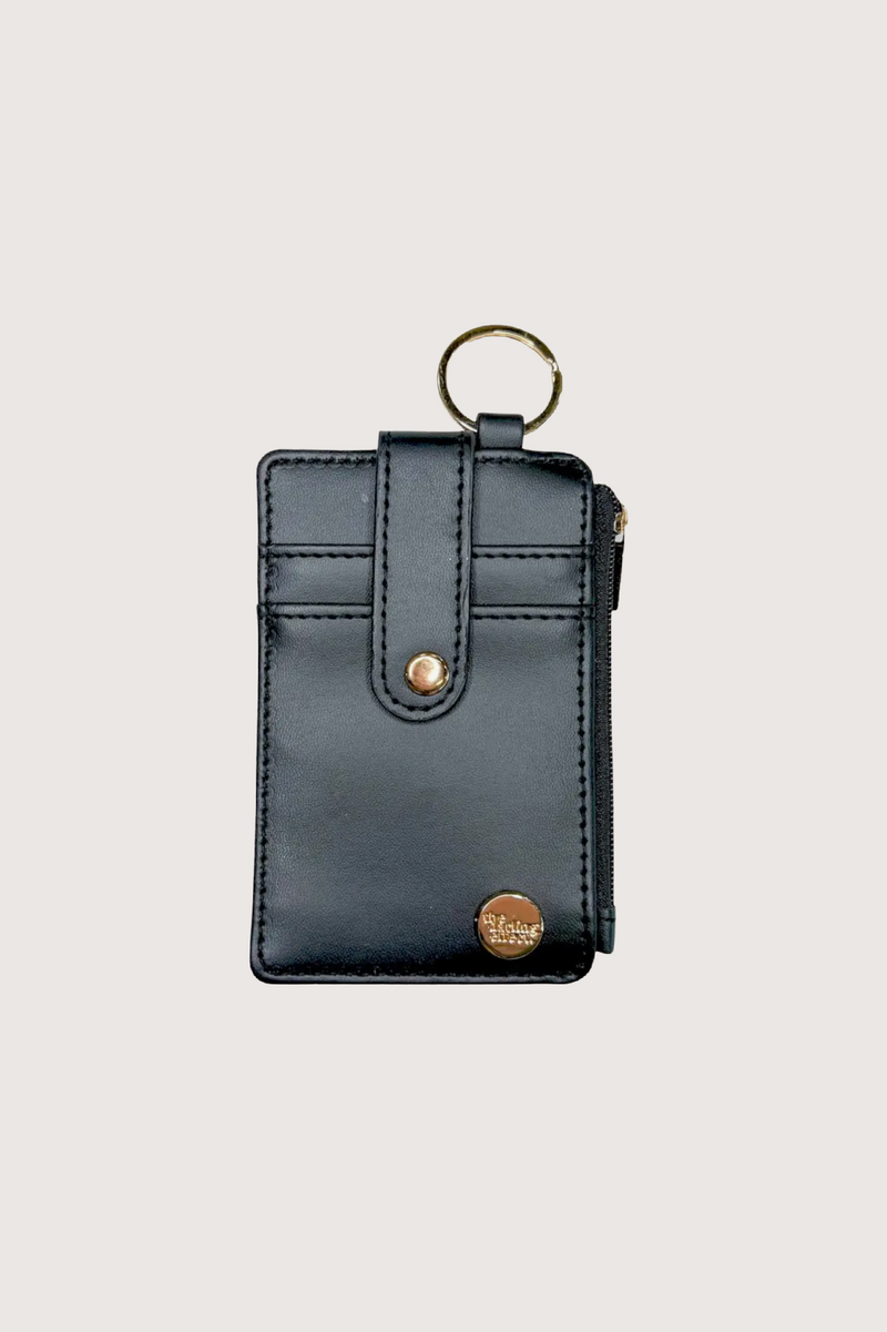 Keychain Card Wallet - Black