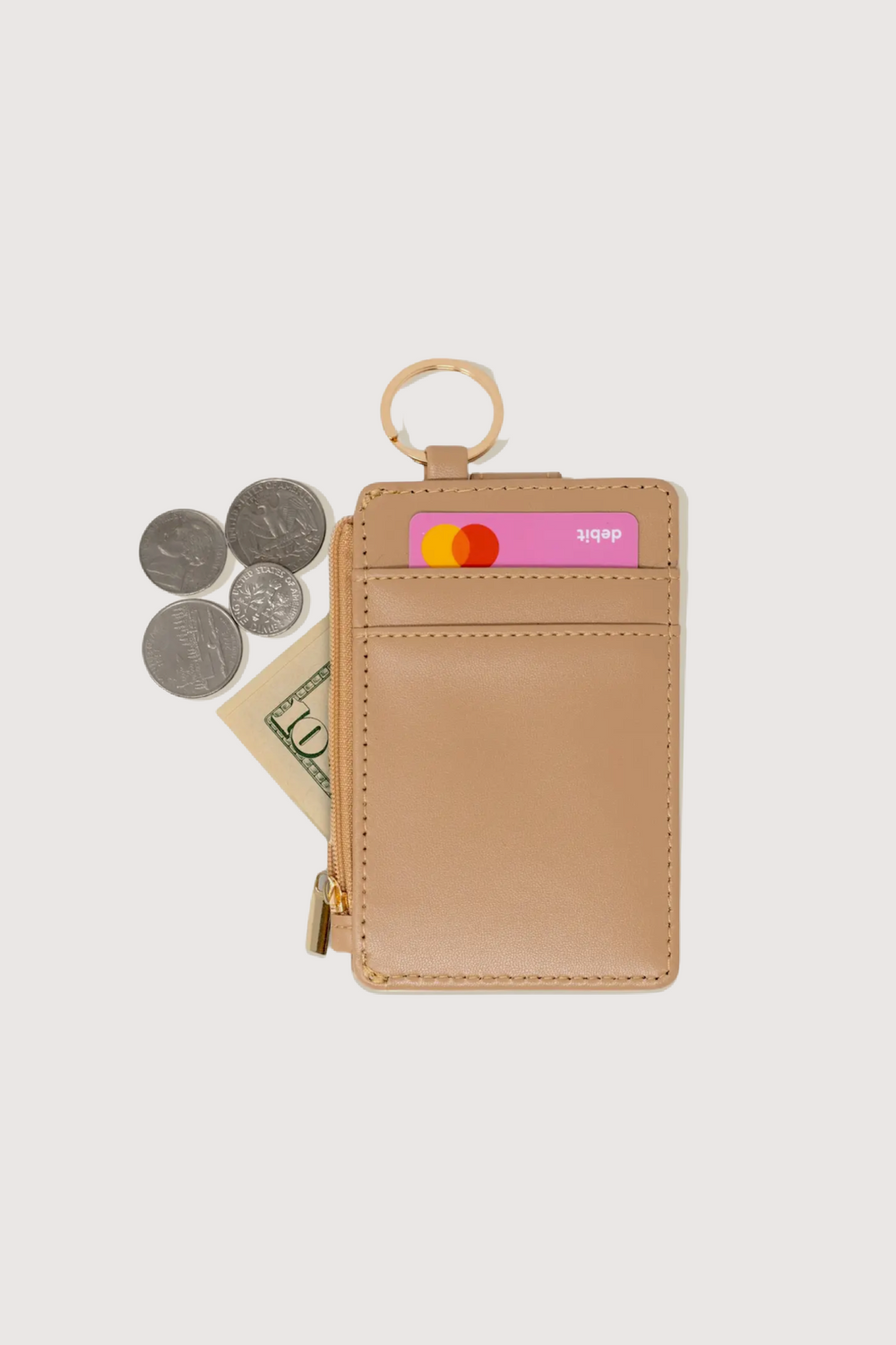 Keychain Card Wallet Brown – Back Alley Boutique