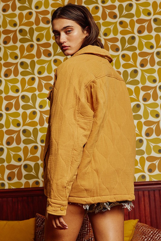 'Wrapped in Warmth' Jacket - Camel