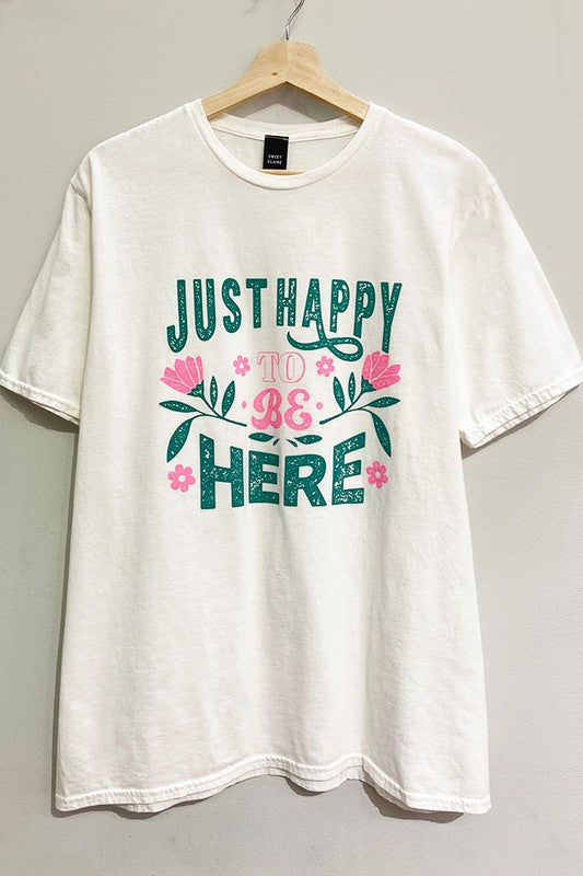 'Happy to Be Here' Tee