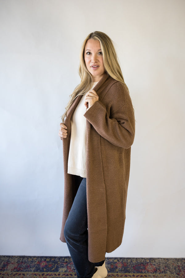 'Get the Trend' Cardigan - Tiramisu